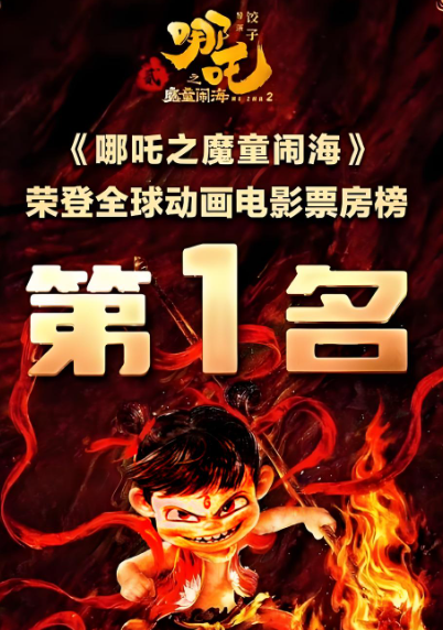 惊爆！哪吒2票房狂飙，能否逆袭登顶全球影史第6？